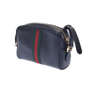 Gucci Calfskin Ophidia Bag Black Shoulder